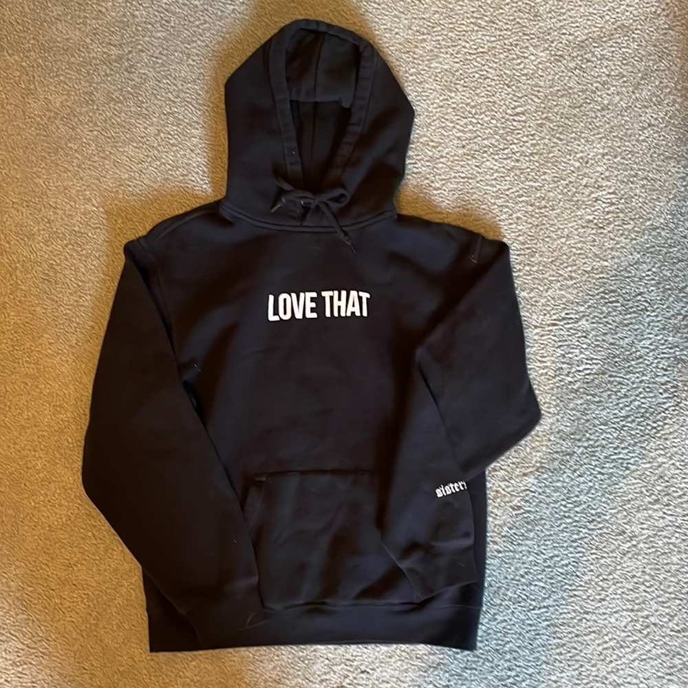 Black hoodie